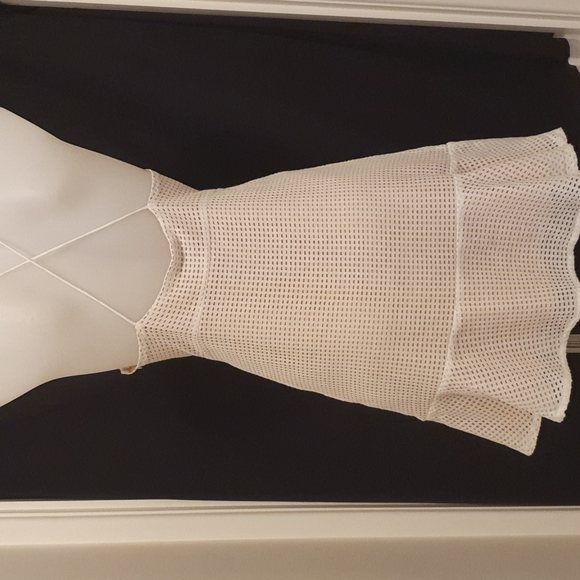 Toby Heart Ginger Sexy Cream Dress Fully Lined size Medium and XS - Picture 6 of 7